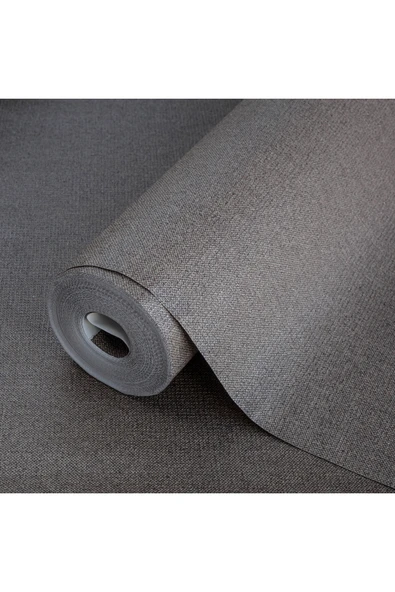 Adawall Alfa Doğal Keten Kumaş Desenli Duvar Kağıdı Non-woven Kağıt Taban Vinil Kaplı - 4
