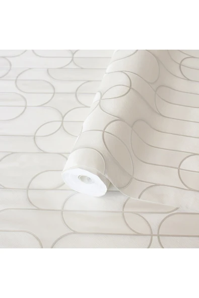 Adawall Vera 1514-1 Geometrik Desenli Düz Sade Duvar Kağıdı - 4