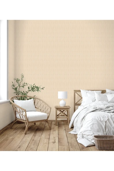 Adawall Modern Harmony Design Wallpaper - 15.6 MTR, Krem, 24102-5 Icon Duvar Kağıdı - 1