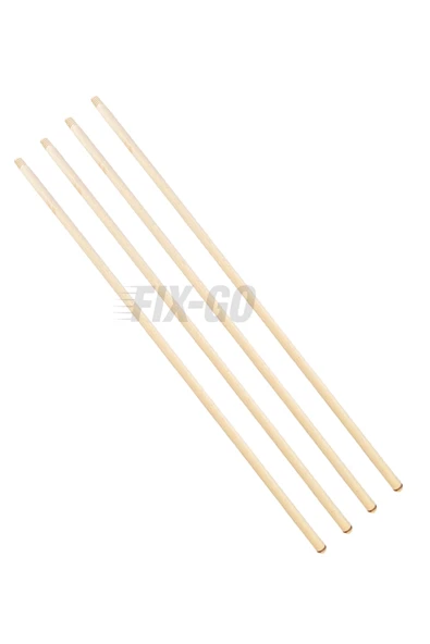 Fırça Sapı Ahşap Gürgen Sap 120 cm 4 Adet - 1