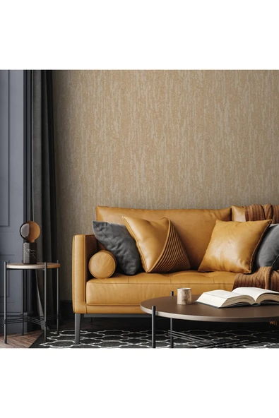Adawall Vera 1508-4 Kendinden Desenli Düz Sade Duvar Kağıdı - 3