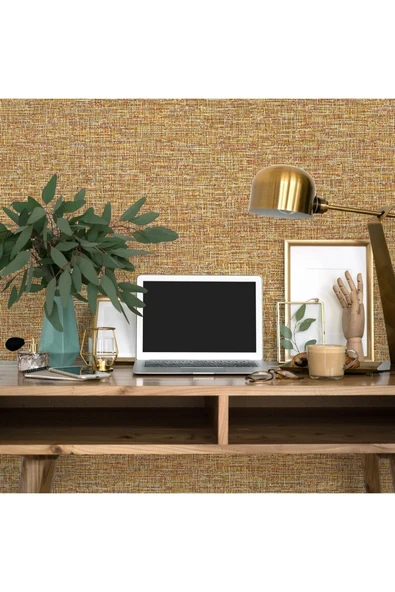 Adawall Çok Renkli Tasarım Duvar Kağıdı, Kahverengi, Beta 1111-4, 16,50 M² - 1