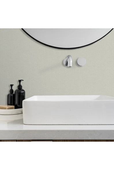 Adawall Modern Tasarım Duvar Kağıdı, Gri, Beta 1104-2, 16,50 M² - Resim 5