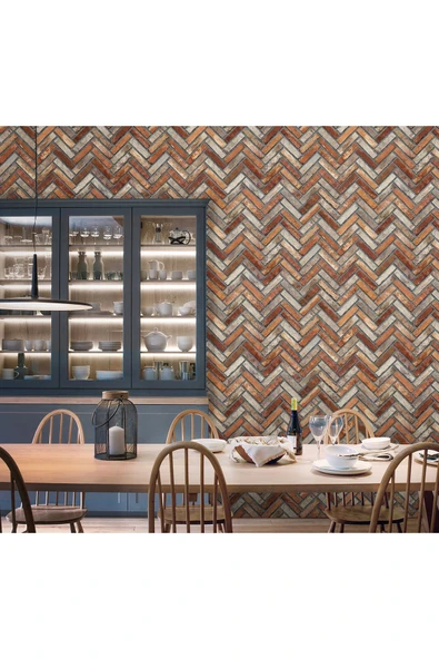 Adawall Roka 23105-4 Doğal Taş Desenli Düz Sade Duvar Kağıdı - 2