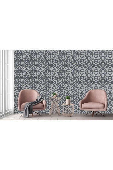 Adawall Seven 7810-4 Neoklasik Desenli Duvar Kağıdı 16,5 M2 - 4