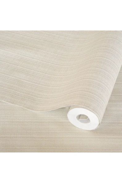 Adawall Seyyah Klasik Düz Duvar Kağıdı Açık Krem - Resim 2