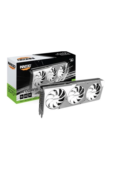 INNO3D RTX5070Ti x3 OC 16GB White 256Bit GDDR7