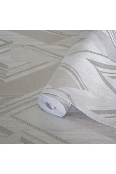 Adawall Octagon 1205-2 Geometrik Duvar Kağıdı (bej) - Resim 2
