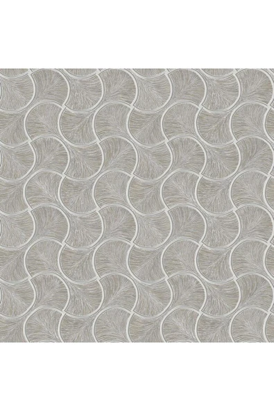 Adawall Omega 23201-4 Koyu Gri Istiridye Desenli Duvar Kağıdı 16,50m2 - 2