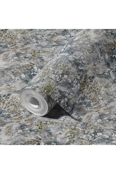 Adawall Roka 23101-5 Mermer Desenli Düz Sade Duvar Kağıdı - 4