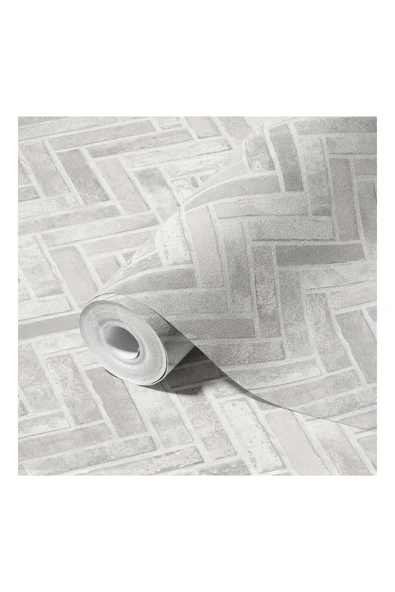 Adawall ROKA 23105-1  TUĞLA DESENLİ BEYAZ  DUVAR KAĞIDI 16,5 m2 - 4