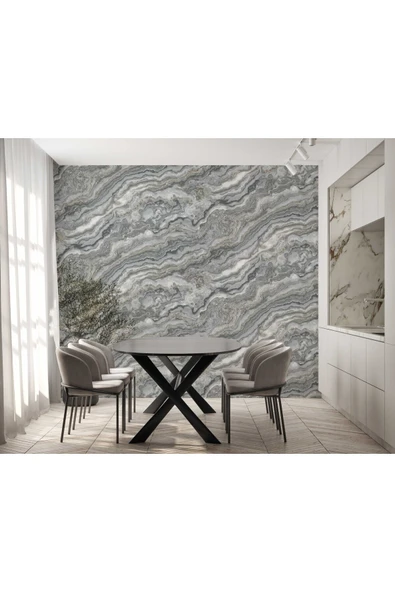 Adawall ROKA 23102-4 Modern Mermer Desenli Duvar Kağıdı 16,5 m2 - 1