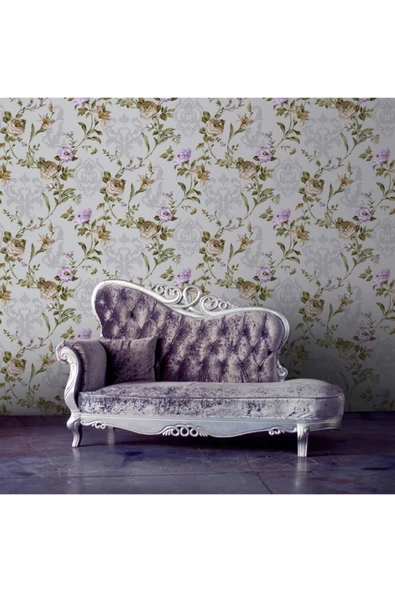 Adawall Seven 7803-3 Çiçekli Desenli Duvar Kağıdı - 1