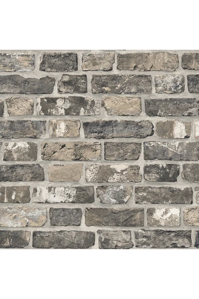 Adawall ROKA 23104-3 TAŞ DESENLİ KAHVERENGİ DUVAR KAĞIDI 16,5 m2 - 5