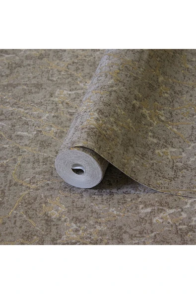 Adawall Dante Seri Düz Desenli Duvar Kağıtı 1406-4: Gri 2 - 6