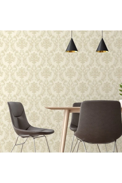 Adawall Damask Rich Ornament Wallpaper Duvar Kağıdı, Ephes 6808-1, 10,60 M² - 1