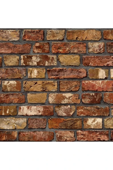 Adawall ROKA 23104-4 TAŞ DESENLİ KAHVERENGİ DUVAR KAĞIDI 16,5 m2 - 5
