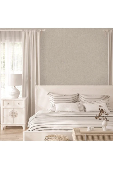 Adawall Octagon 1206-3 Düz Dokulu Duvar Kağıdı (açık Gri) ürün görseli