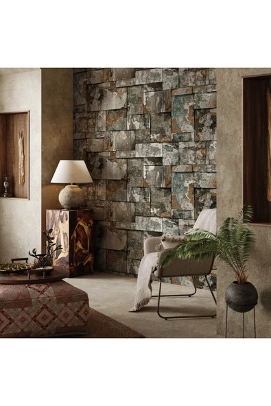 Adawall Roka 23111-5 Kendinden Desenli Düz Sade Duvar Kağıdı - 2