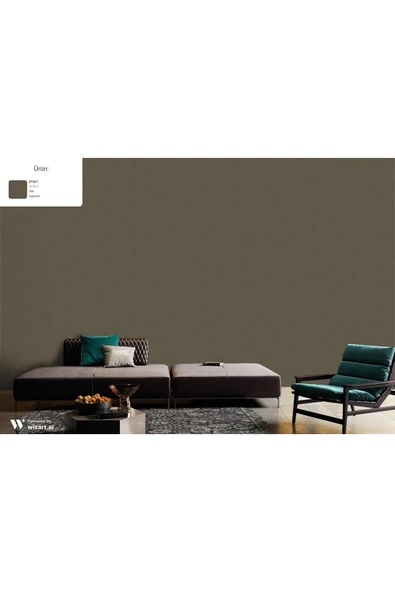 Adawall Alfa Doğal Keten Kumaş Desenli Duvar Kağıdı Non-woven Kağıt Taban Vinil Kaplı - 2