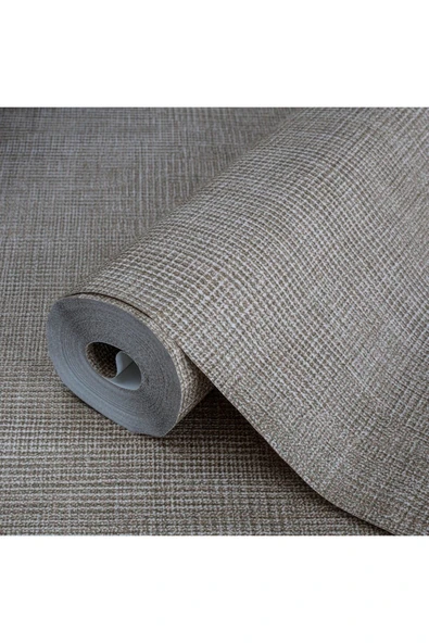 Adawall Alfa Kaba Yün Tüvit Dokusundan Esinlenilmiş Duvar Kağıdı, 3712-5, Bej, Kahverengi, 16,50 M² - Resim 3