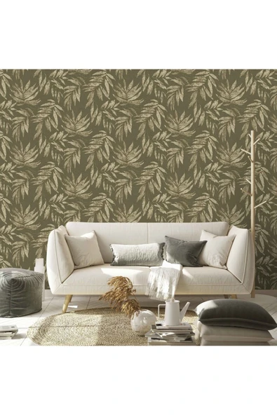 Adawall Yaprak Desenli Duvar Kağıdı, Ephes 1012-3, 10,60 M² - 1
