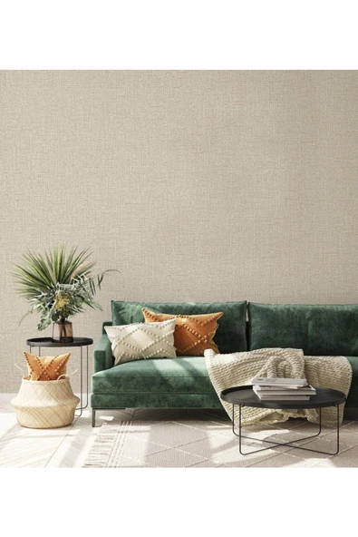 Adawall Modern Tasarım Duvar Kağıdı, Gümüş, Bej, Icon 24110-2, 16,50 M² - Resim 3