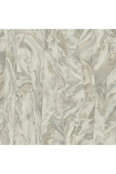 Adawall Octagon 1201-3 Modern Mermer Duvar Kağıdı (gri) - Resim 4