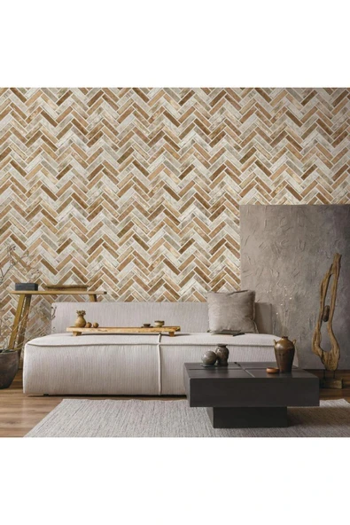 Adawall Roka 23105-3 Doğal Taş Desenli Düz Sade Duvar Kağıdı