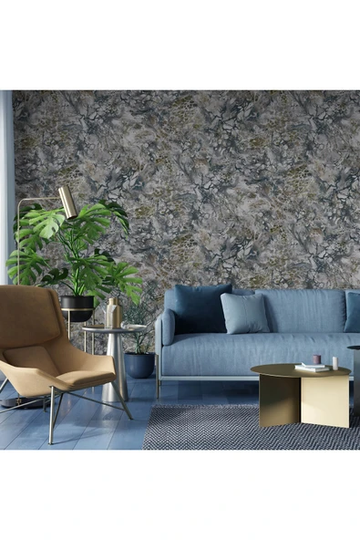 Adawall Roka 23101-5 Mermer Desenli Düz Sade Duvar Kağıdı - 2