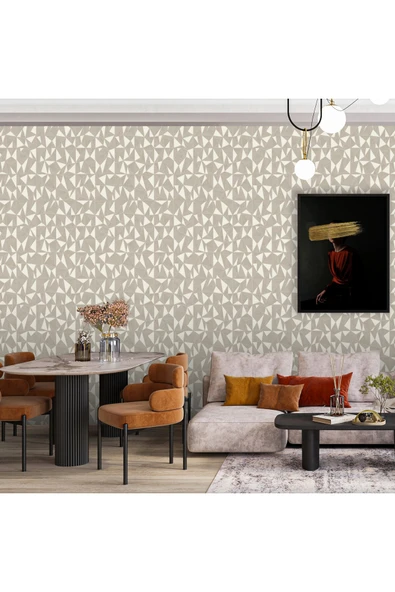 Adawall Omega 23204-2 Çizgili Modern Geometrik Desenli Düz Sade Duvar Kağıdı - 3
