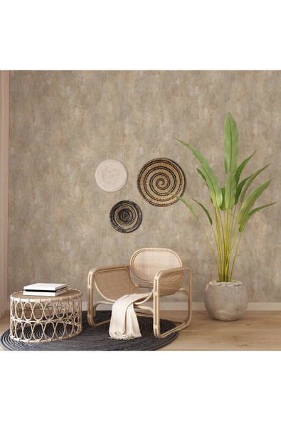 Adawall Roka 23111-5 Kendinden Desenli Düz Sade Duvar Kağıdı - 1