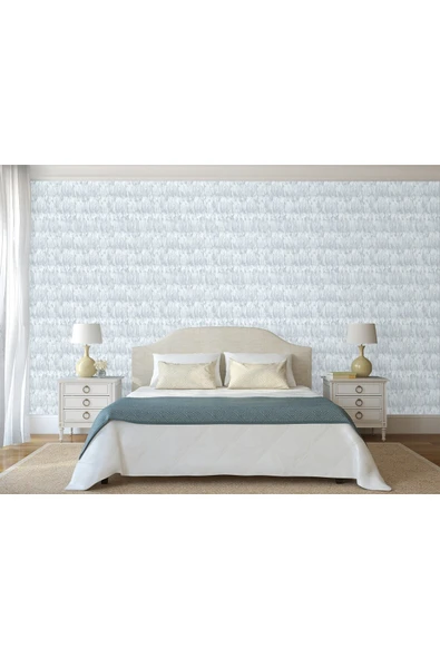 Adawall Tropicano Modern Kuş Tüyü Desenli Duvar Kağıdı 9913-1, Beyaz | Ce, Iso 9001, Iso 10002, Iso 14001 - 7