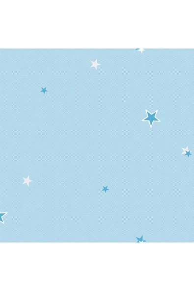 Adawall Adakids 8913 Serie Gece Parlayan Yıldız Desenli Çocuk Odası Duvar Kağıdı 8913-1 - 5