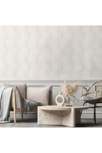 Adawall Modern Geometrik Desen Duvar Kağıdı - Vera 1501-1 - Resim 2