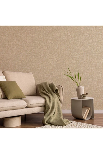 Adawall Roka 23109-6 Kendinden Desenli Kabartmalı Modern Düz Sade Duvar Kağıdı - 1
