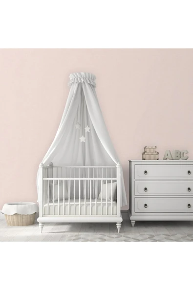 Adawall Keten Kumaş Dokulu Duvar Kağıdı - Açık, Pembe, Adakids 8942-1 ürün görseli