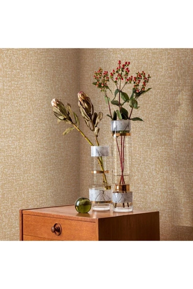 Adawall Roka 23109-6 Kendinden Desenli Kabartmalı Modern Düz Sade Duvar Kağıdı - 2