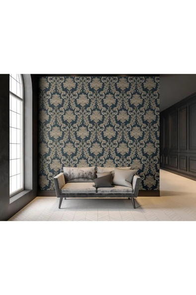 Adawall Damask Rich Ornament Wallpaper Duvar Kağıdı, Ephes 6808-5, 10,60 M² - Resim 2