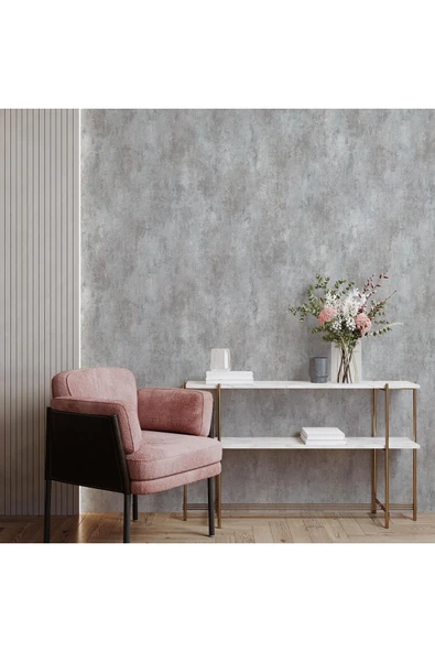 Adawall Roka 23111-4 Kendinden Desenli Düz Sade Duvar Kağıdı - 1