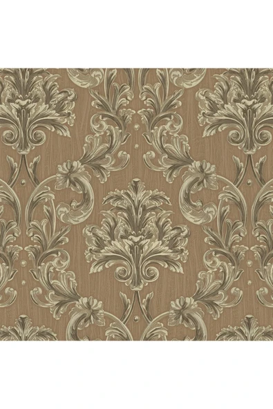 Adawall Damask Rich Ornament Wallpaper Duvar Kağıdı, Ephes 6808-4, 10,60 M² - Resim 2