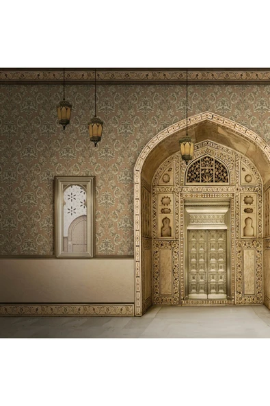 Adawall Damask Rich Ornament Wallpaper Duvar Kağıdı, Ephes 6808-4, 10,60 M² ürün görseli