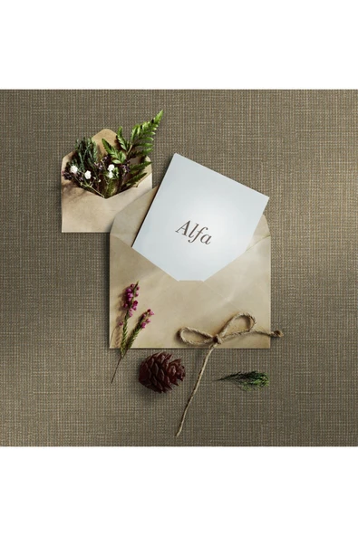 Adawall Alfa Kaba Yün Tüvit Dokusundan Esinlenilmiş Duvar Kağıdı, 3712-5, Bej, Kahverengi, 16,50 M² ürün görseli