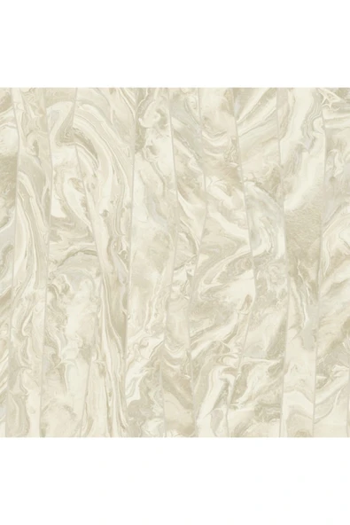 Adawall Octagon 1201-1 Modern Mermer Duvar Kağıdı (bej) - Resim 4