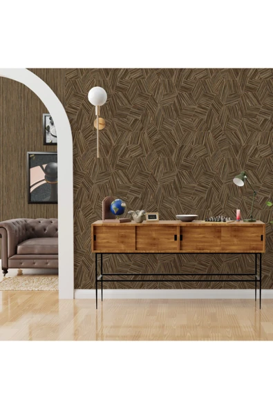 Adawall Octagon Geometrik Desenli Duvar Kağıdı 1211-3 (1211-3 / 10.0 MTR) - 2