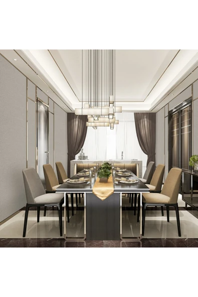 Adawall Klasik Duvar Kağıdı, Gri, Beta 1112-4, 16,50 M² ürün görseli