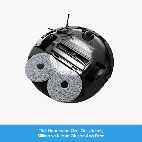 Şımart katya U Akıllı Robot Süpürge 10000Pa Yüksek Emiş Gücü, Otomatik Mop Yıkama ve Kurutma - 9