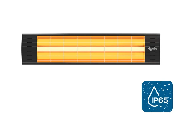 Dysis DH-7452 Art Plus Karbon Serisi IP65 Suya-Toza Dayanıklı 2300 W Siyah İç/Dış Mekan Isıtıcı ürün görseli 1