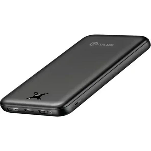 Crocus Portable Two 10.000 Mah 2 USB LED Göstergeli Powerbank Beyaz - 2