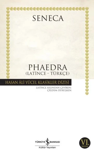 Phaedra - Hasan Ali Yücel Klasikleri ürün görseli